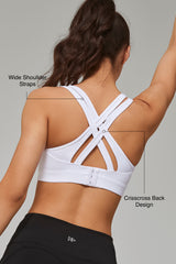 Power™ Cross Back Padded Running Bra | Women's High Support Sports Bra