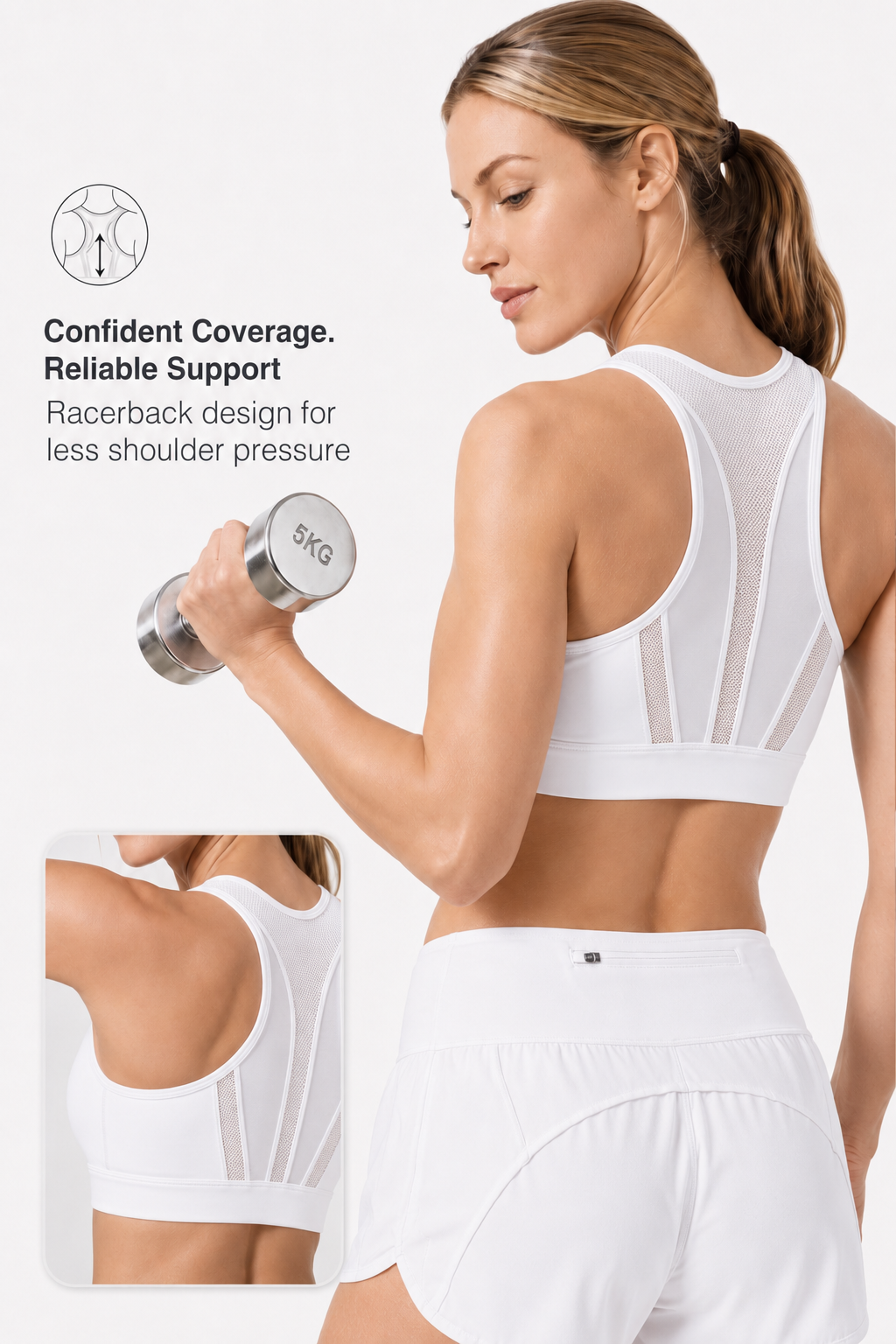 Enfold™ Zip-Front Breathable Racerback High-Support Bra for Larger Busts | Women's High Support Sports Bra