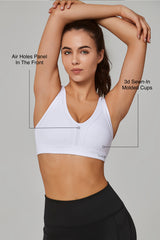 Power™ Cross Back Padded Running Bra | Women's High Support Sports Bra