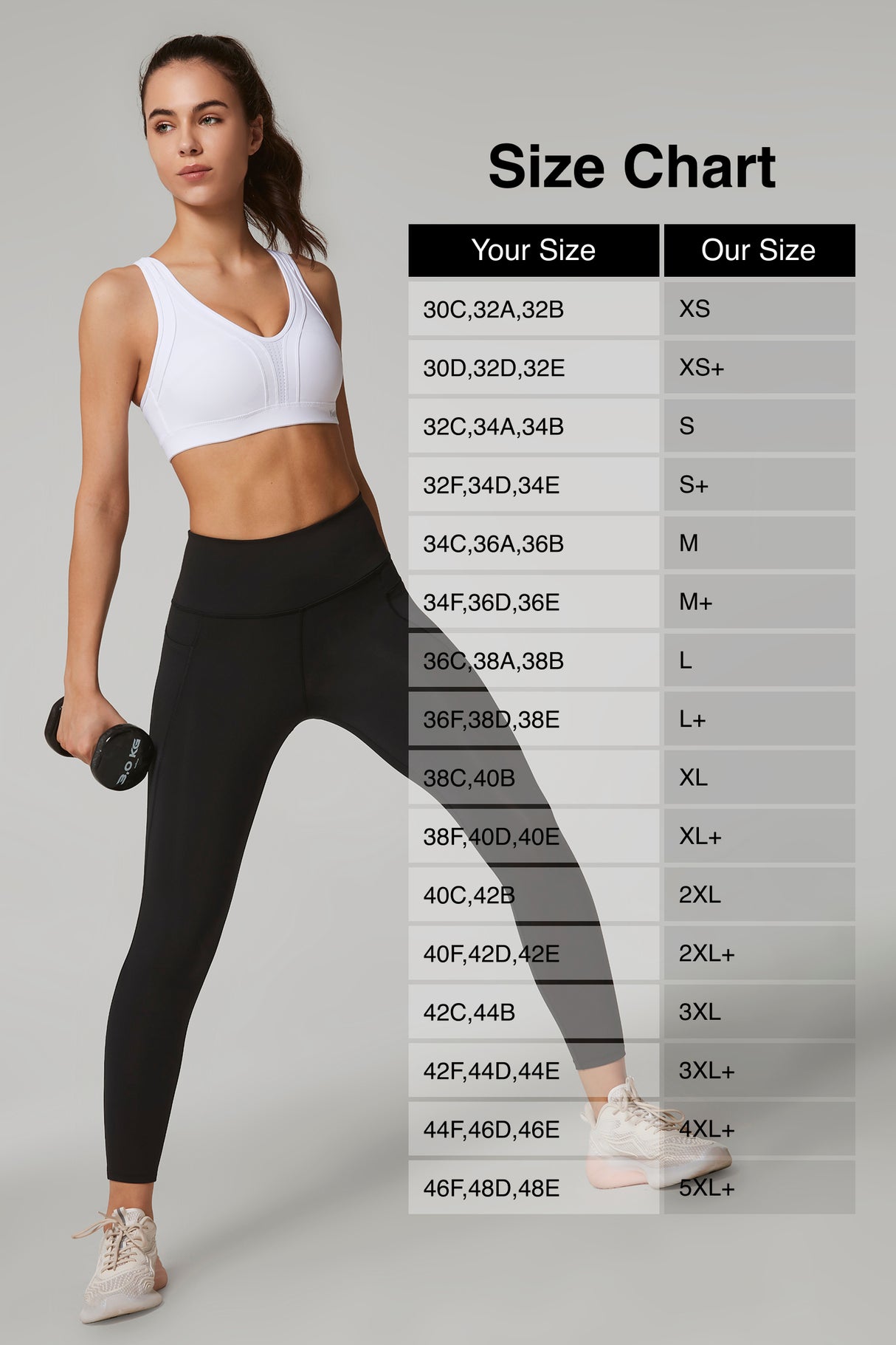 Power™ Cross Back Padded Running Bra | Women's High Support Sports Bra