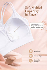 Reggiseno yoga Anywhere con scollo a V e rete a rombi | Reggiseno sportivo leggero da donna