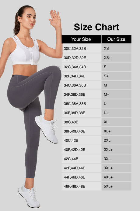 Enfold Zip Mesh Racerback gepolsterter Lauf-BH | Sport-BH mit starkem Halt für Damen