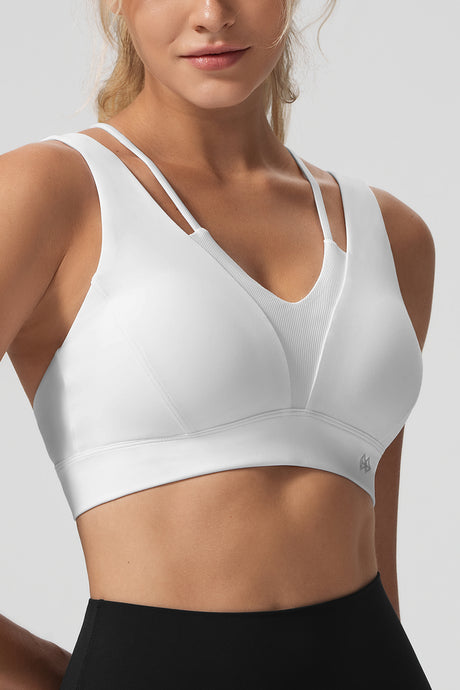 Anywhere™ Cross-back Soft Fixed Cups Yoga Bra | Women's Light Support Sports Bra Best For Yoga, HIIT