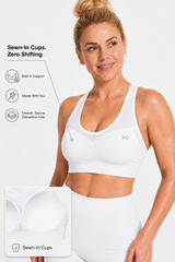 Shift™ Racerback Breathable Full-Coverage Running Bra | Women's High Support Sports Bra