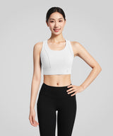 Anywhere™ Seamless Comfortable Mesh Running Bra | Women's Light Support Sports Bra