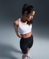 Sujetador deportivo transpirable con espalda cruzada y acolchado para correr | Sujetador deportivo de alta sujeción para mujer