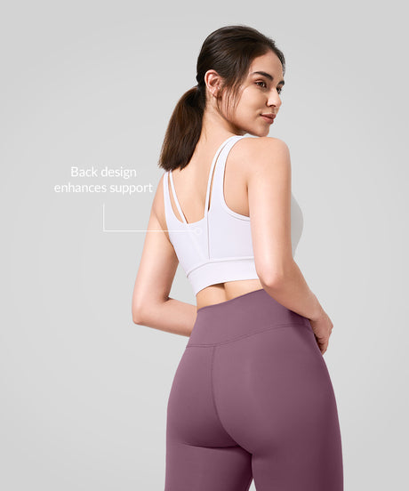 Anywhere™ Scoop Neck Minimal Seams Running Bra | Women's Light Support Sports Bra - image 2