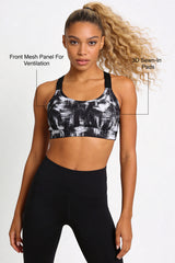 Power™ Adjustable Crisscross Padded Running Bra | Women's High Support Sports Bra