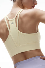 Anywhere™ Removable Double-Strap Racerback Breathable Light Support Sports Bra | Women's Light Support Sports Bra Best For Yoga, HIIT