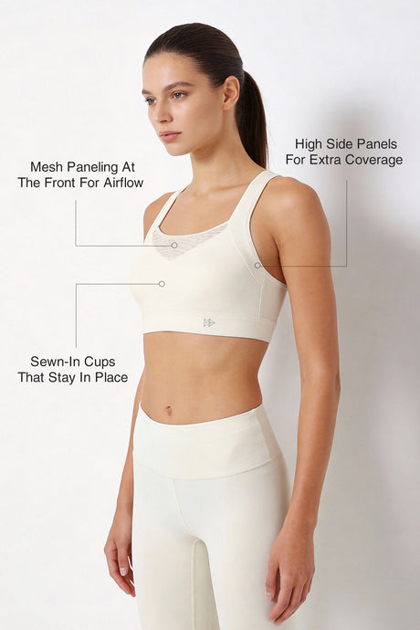 Power™ Racerback Breathable Full Coverage High Impact Bra | Women's High Support Sports Bra