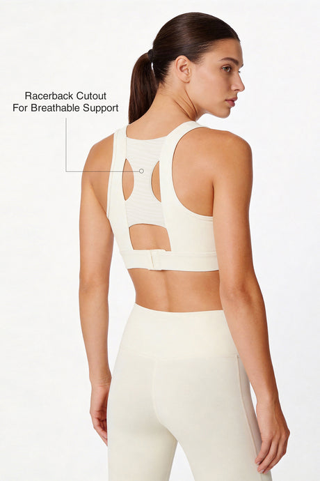 Power™ Racerback Breathable Full Coverage High Impact Bra | Women's High Support Sports Bra