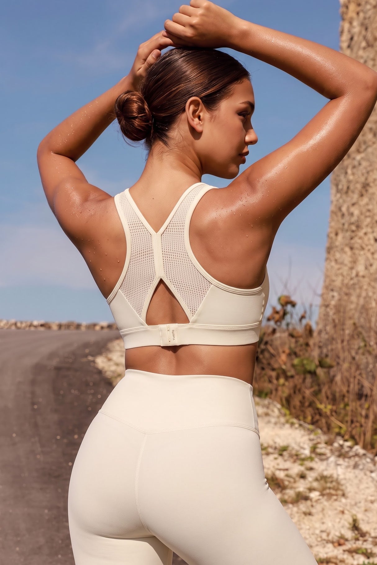 Power™ Breathable Panel With Adjustable Support Sports Bra | High Support for Running, HIIT & Training