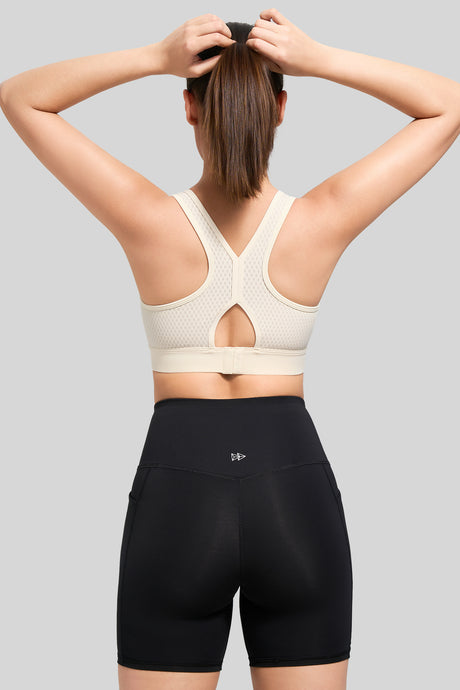 Power™ Butterfly Back Mesh Breathable Running Bra| Women's High Support Sports Bra