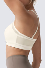 Anywhere™ Double Strap Sheer Mesh Yoga Bra| Women's Light Support Sports Bra