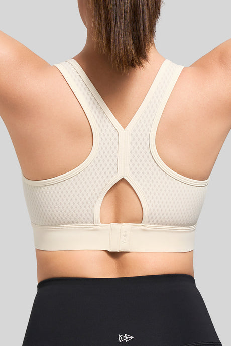 Power™ Butterfly Back Mesh Breathable Running Bra| Women's High Support Sports Bra