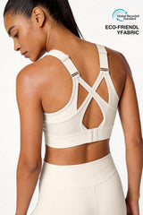 Power™ High Support Adjustable Cross Back Running Bra | Women's High Support Sports Bra