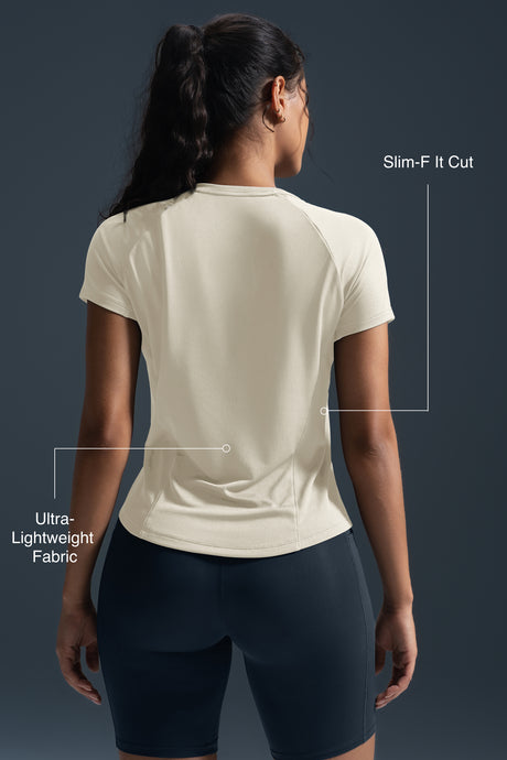Ultraleichtes Cool Touch Slim Fit T-Shirt | Kurzarm-T-Shirt für Damen