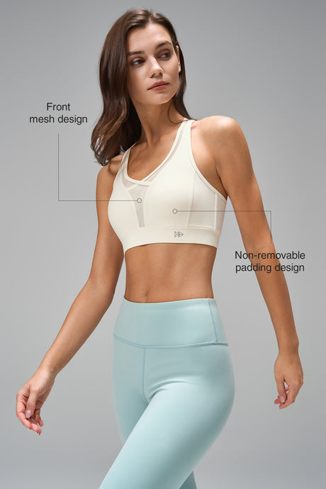 Power™ Adjustable Breathable Comfortable Running Bra | Women's High Support Sports Bra