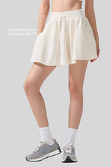 Sculpt™ Grid Texture Super Light Sporty Skirt| Women's Sports Skirt