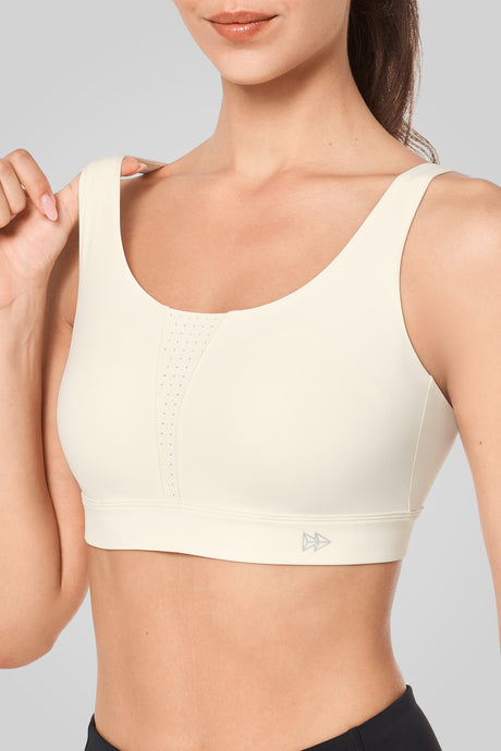 Sujetador deportivo ultrasuave con tirantes ajustables | Sujetador deportivo de alta sujeción para mujer