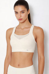 Power™ Racerback Breathable Full-Coverage Sports Bra | High-Impact Support for Running, Gym & Training