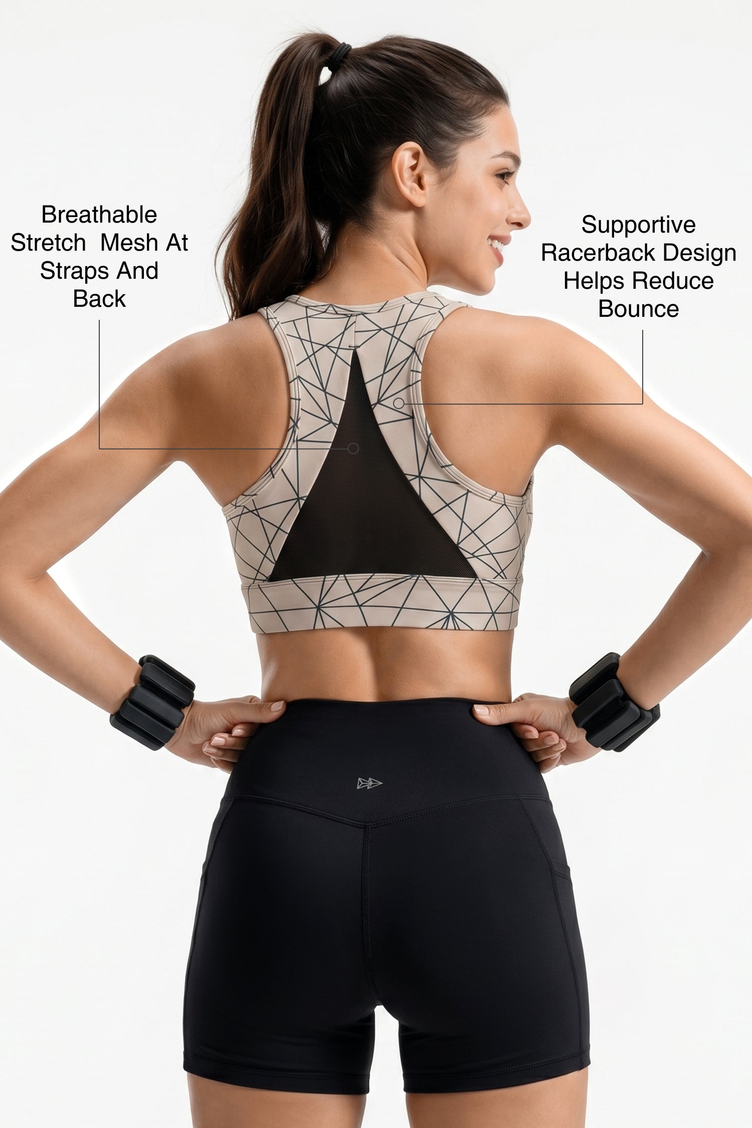 Power™ Zip-Front Secure High-Support Breathable Training Bra | High-Impact Support Best For Running, HIIT & Training
