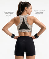 Power Zip-Front Secure High-Support Breathable Training Bra | High-Impact Support Best For Running, HIIT & Training