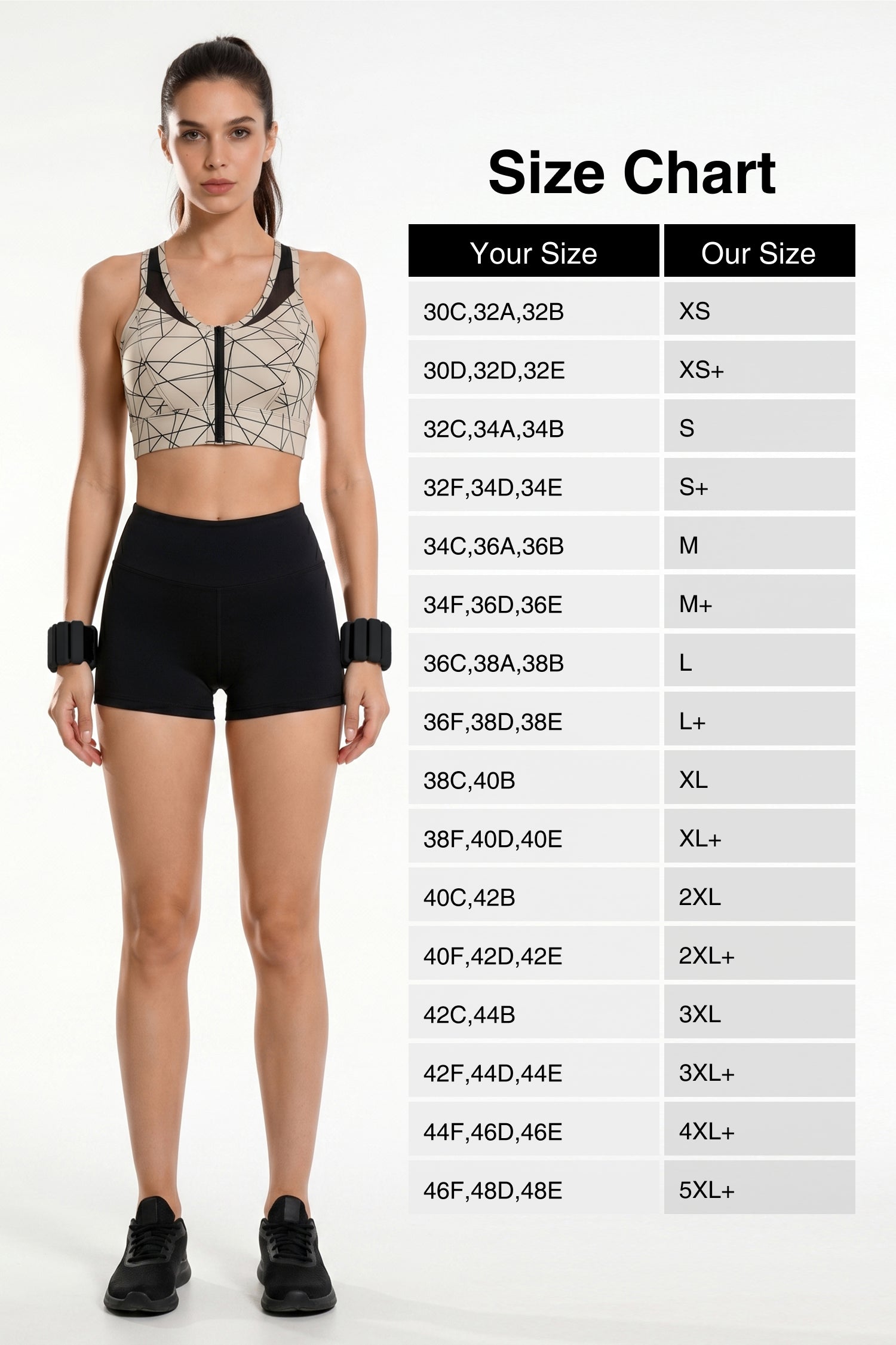 Power™ Zip-Front Secure High-Support Breathable Training Bra | High-Impact Support Best For Running, HIIT & Training
