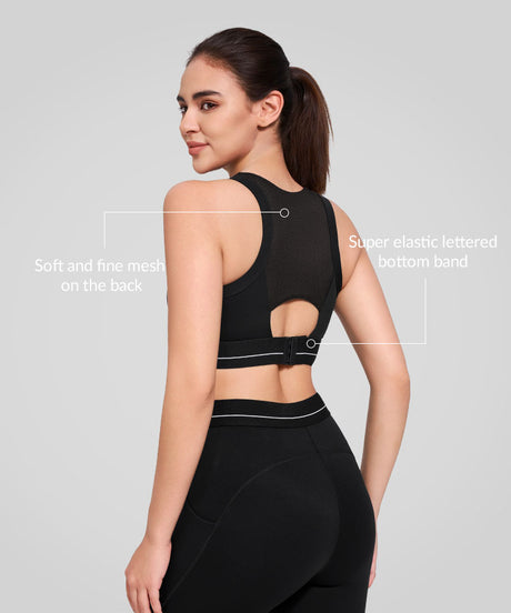 Power Super Soft Fine Mesh Sport-BH | Damen-Sport-BH mit starkem Halt