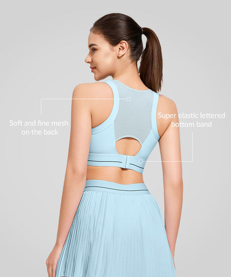 Power Super Soft Fine Mesh Sport-BH | Damen-Sport-BH mit starkem Halt