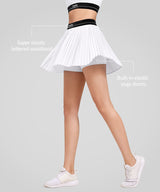 Sportlicher Tennisrock mit Sculpt Letter-Bund | Damen-Sportrock