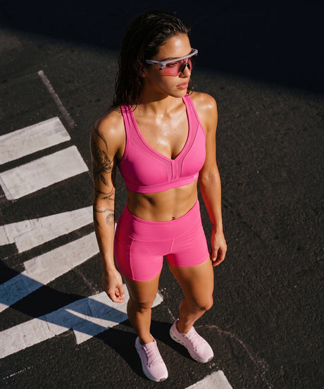 Power Bounce-Control No-Dig Adjustable Sweat-Wicking High Support Running Bra | High-Impact Support Best For Running, HIIT & Training