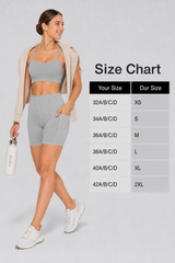 Reggiseno yoga imbottito con scollo a barchetta e spalline sottili Anywhere | Reggiseno sportivo con supporto leggero da donna