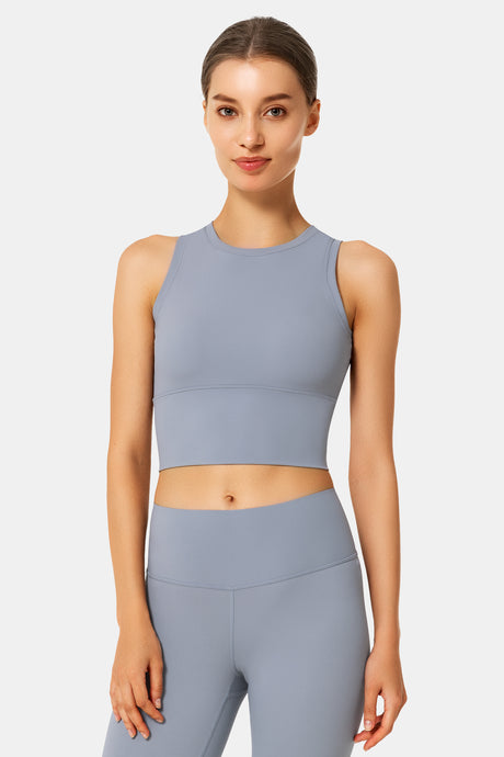 Anywhere™ High Neck Padded Gym Bra | Women's Light Support Sports Bra