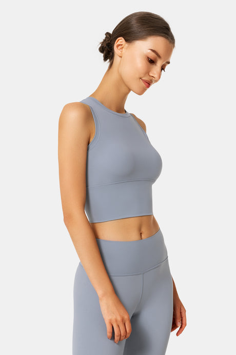 Anywhere™ High Neck Padded Gym Bra | Women's Light Support Sports Bra