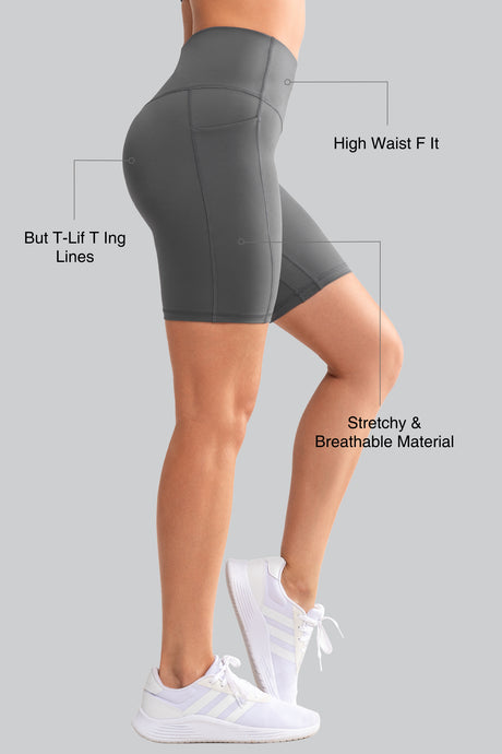 Shift™ High-Waist Tight Running Shorts  3" 4" 6" 8"| Women's High Support Sports Shorts
