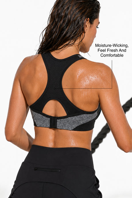 Gepolsterter Lauf-BH mit Sculpt Racerback-Linie | Sport-BH mit starkem Halt für Damen