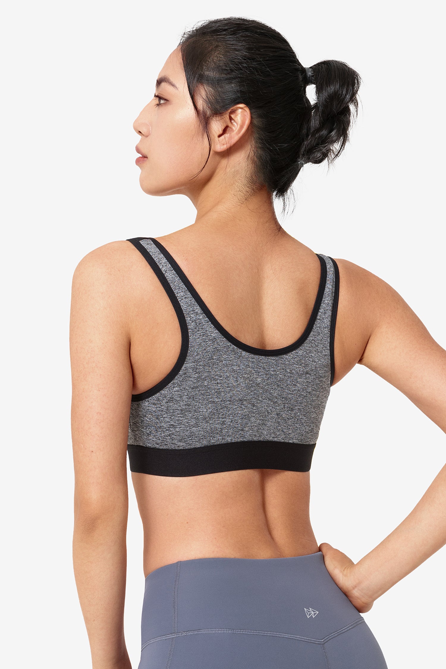 Zip-Front Unpadded High-Support Sports Bra | Women's High Support