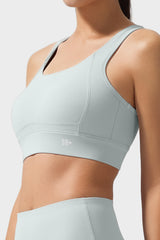 Echo Natural Shine Sporty Löpar-BH med Öppen Rygg | Sport-BH med Högt Stöd för Damer