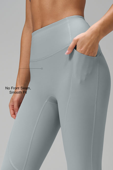 Echo Leggings ohne Vordernaht und mit Tasche, 63,5 cm | Leggings mit starkem Halt für Damen