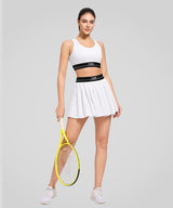 Sportlicher Tennisrock mit Sculpt Letter-Bund | Damen-Sportrock