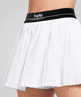 Sportlicher Tennisrock mit Sculpt Letter-Bund | Damen-Sportrock
