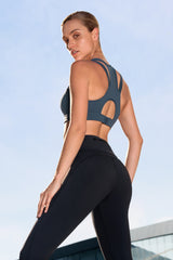 Power™ Zip Front Breathable Full-Coverage Running Bra | Women's High Support Sports Bra