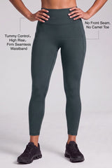 Power™ No Front Seam Legging With Side Pockets 27" | Women's High Support Leggings