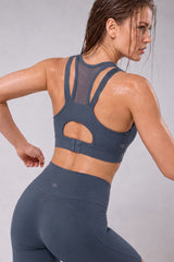 Power™ Zip Front Breathable Full-Coverage Running Bra | Women's High Support Sports Bra