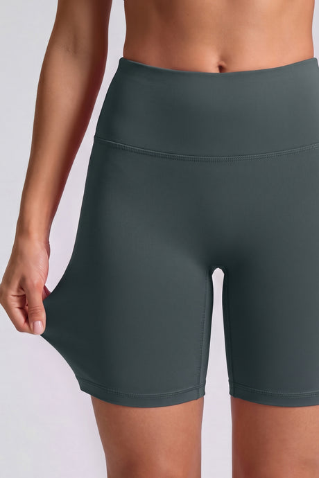 Shift™ High Rise Supportive No Front Seam Sports Shorts 6 Inches| Women's High Support Running Shorts