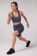 Power™ Zip Front Breathable Full-Coverage Running Bra | Women's High Support Sports Bra