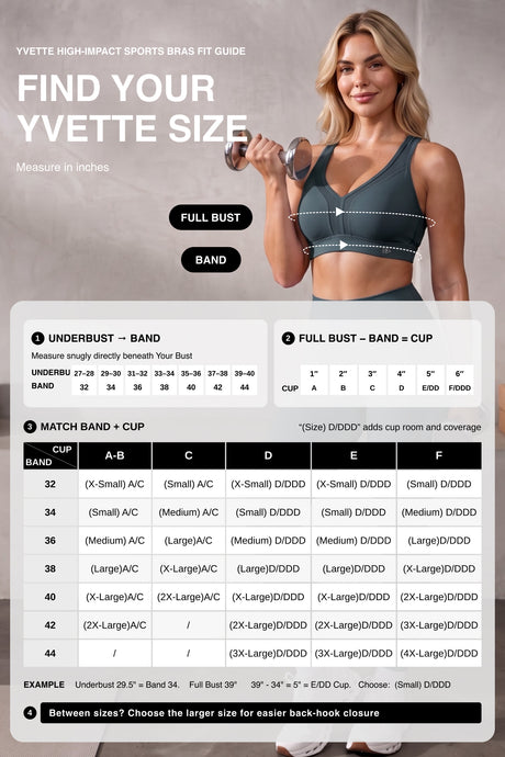 Power™ Adjustable Straps Cross-Back Sports Bra | High-Impact Bounce Control Without Flattening for Running, HIIT & Training - image 21