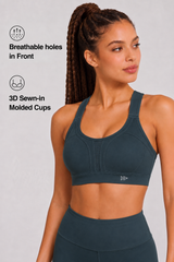 Power™ Adjustable Crisscross Padded Running Bra | Women's High Support Sports Bra