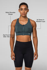 Reggiseno da corsa Power Cross Racerback | Reggiseno sportivo ad alto sostegno da donna